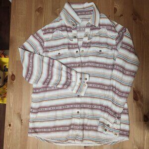 ARIAT Western Tribal Stripe Button Down Shirt MEDIUM